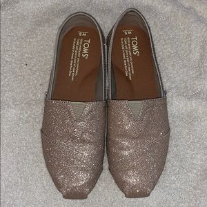 Gold/Rose Gold Sparkly Toms